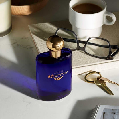 AVON Mesmerize Cologne for Men – Long-Lasting Sandalwood and Warm Amber Fragrance, 3.4 fl oz Avelisse