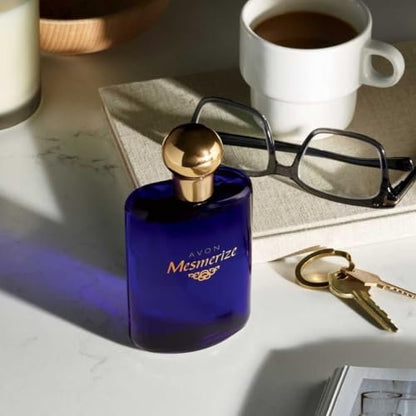 AVON Mesmerize Cologne for Men – Long-Lasting Sandalwood and Warm Amber Fragrance, 3.4 fl oz Avelisse