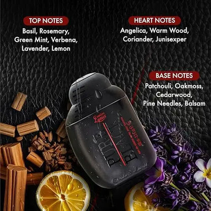 Creation Lamis Pure Black Eau de Toilette 3.3 oz – Sophisticated Fragrance for Men Avelisse