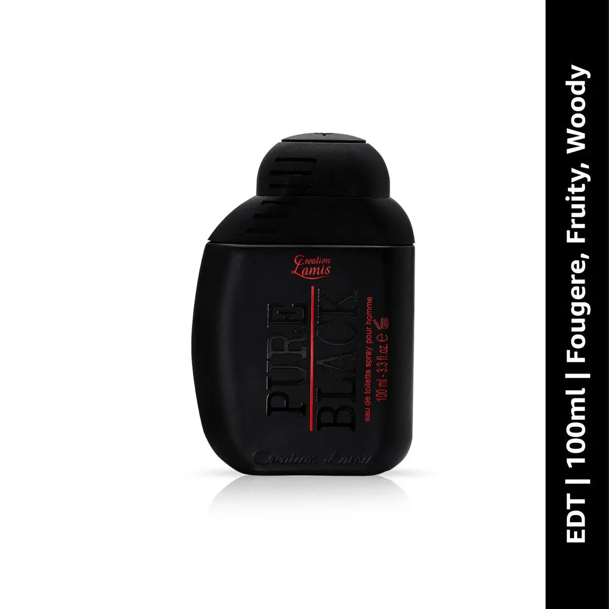 Creation Lamis Pure Black Eau de Toilette 3.3 oz – Sophisticated Fragrance for Men Avelisse