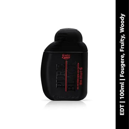 Creation Lamis Pure Black Eau de Toilette 3.3 oz – Sophisticated Fragrance for Men Avelisse