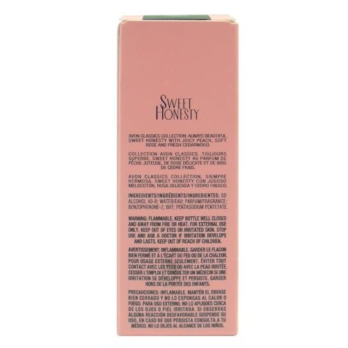 AVON Sweet Honesty Cologne for Women - Fresh Cedarwood Long Lasting Perfume, Clean Floral Fragrance with Rose and Lily, 1.7 fl oz Avelisse