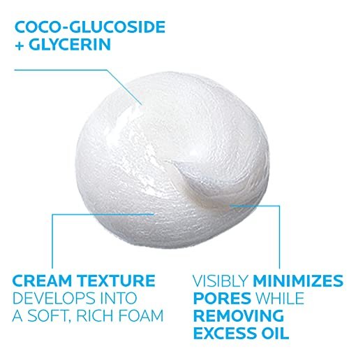 La Roche-Posay Effaclar Deep Cleansing Foaming Facial Cleanser for Oily & Acne Prone Skin, 4.22 Fl Oz Avelisse