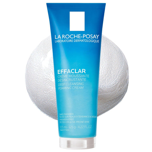 La Roche-Posay Effaclar Deep Cleansing Foaming Facial Cleanser for Oily & Acne Prone Skin, 4.22 Fl Oz Avelisse