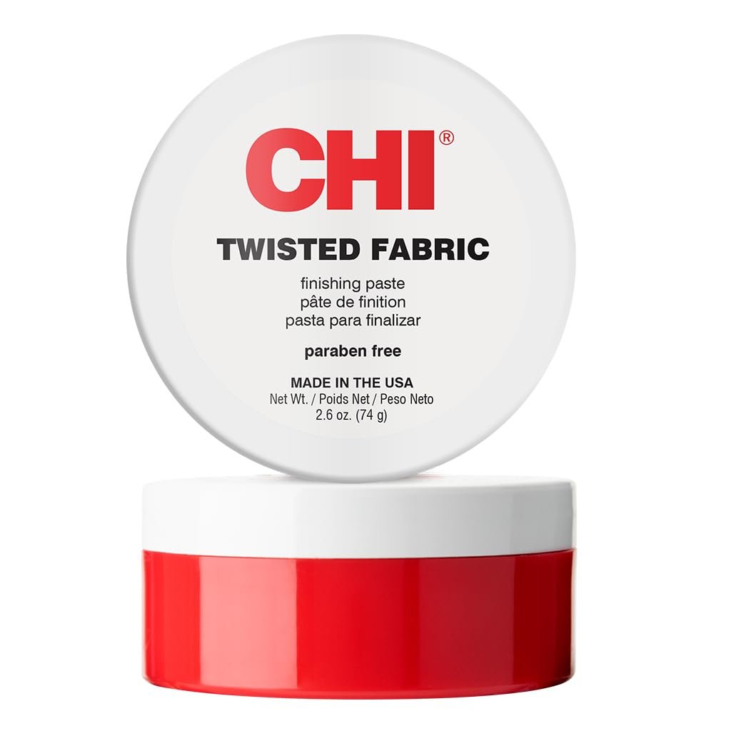 CHI Twisted Fabric Moisturizing Styling Paste - Sculpt & Mold Hair with Brilliant Finish, Sulfate & Paraben Free, 2.5 oz Avelisse