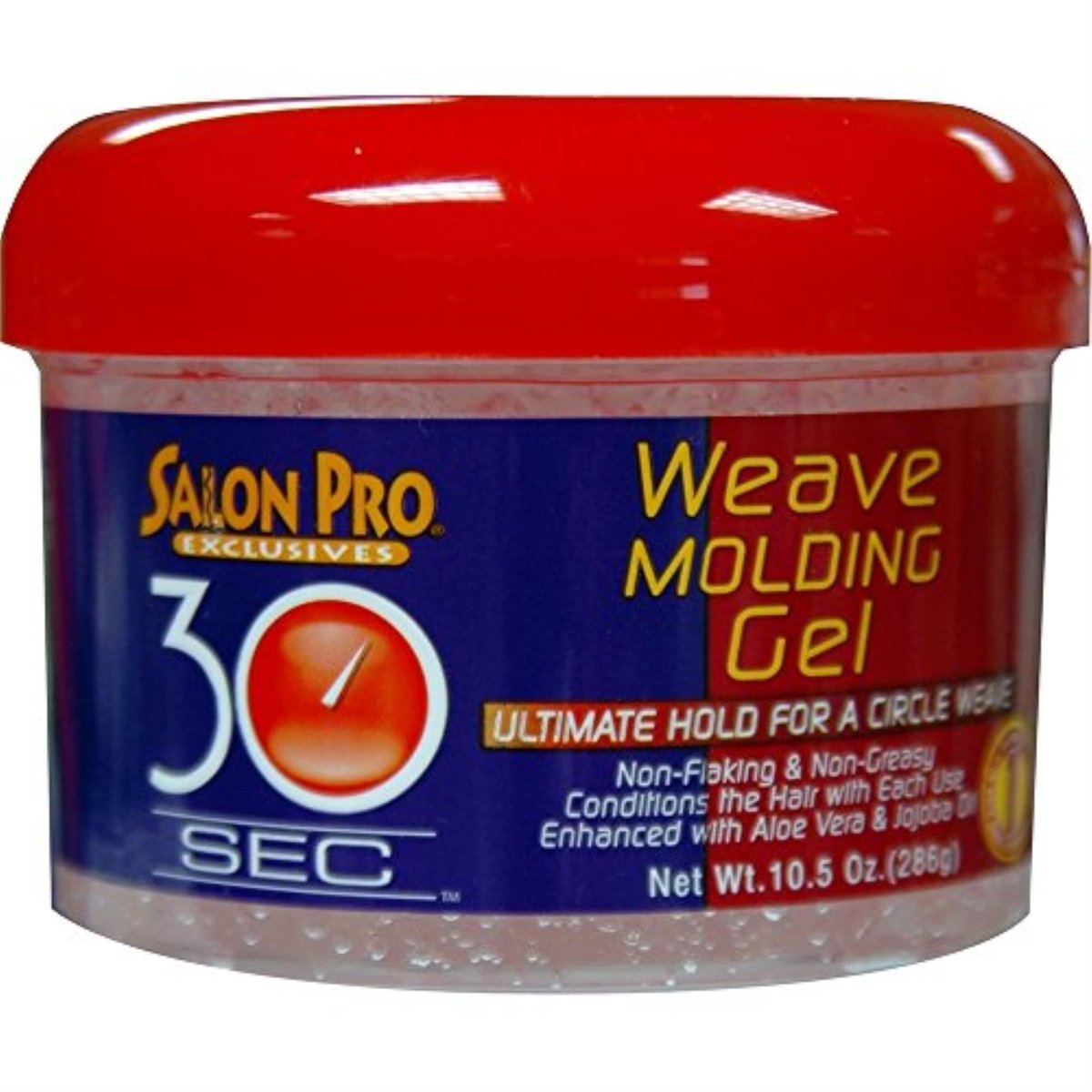 Salon Pro 30 Sec Weave Molding Gel - 10.5 oz - Fast-Drying Styling Gel for Weaves & Natural Hair Avelisse