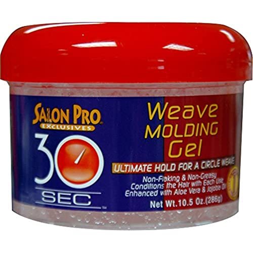 Salon Pro 30 Sec Weave Molding Gel - 10.5 oz - Fast-Drying Styling Gel for Weaves & Natural Hair Avelisse