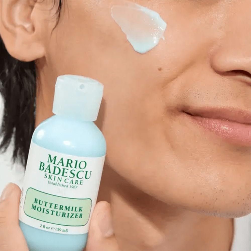 Mario Badescu Buttermilk Face Moisturizer – Hydrating Cream for Combination or Dry Skin with Lactic Acid & Thyme Extract, 2 oz Avelisse