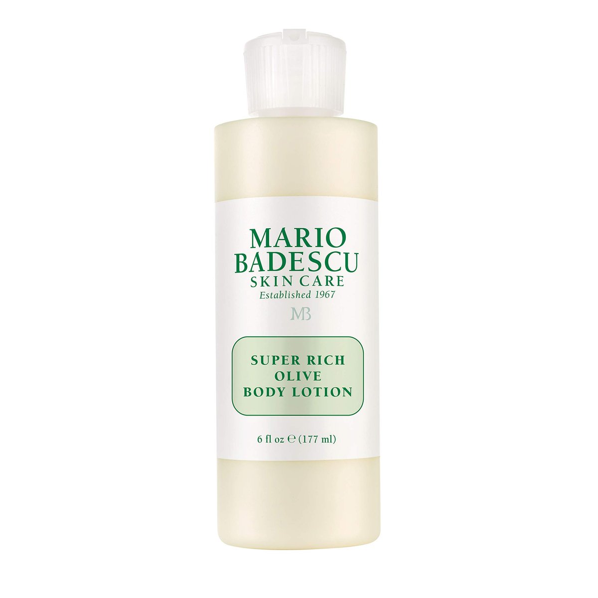 Mario Badescu Super Rich Olive Body Lotion for Dry Skin, Non-Greasy & Creamy Moisturizer with Olive Oil, 6 Fl Oz - görsel 1