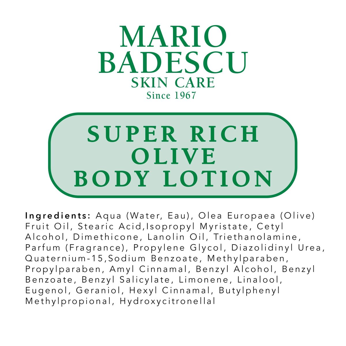 Mario Badescu Super Rich Olive Body Lotion for Dry Skin, Non-Greasy & Creamy Moisturizer with Olive Oil, 6 Fl Oz - görsel 11