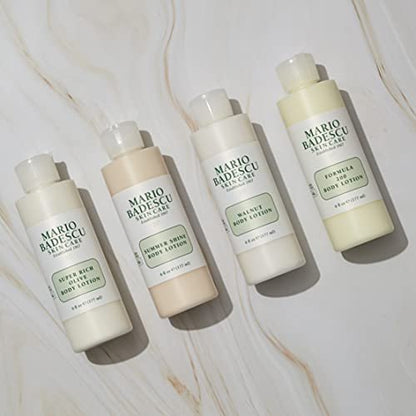 Mario Badescu Super Rich Olive Body Lotion for Dry Skin, Non-Greasy & Creamy Moisturizer with Olive Oil, 6 Fl Oz
