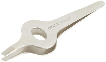 Tweezerman Wide Grip Slant Tweezer – Precision Stainless Steel Tweezers for Expert Eyebrow Grooming Avelisse