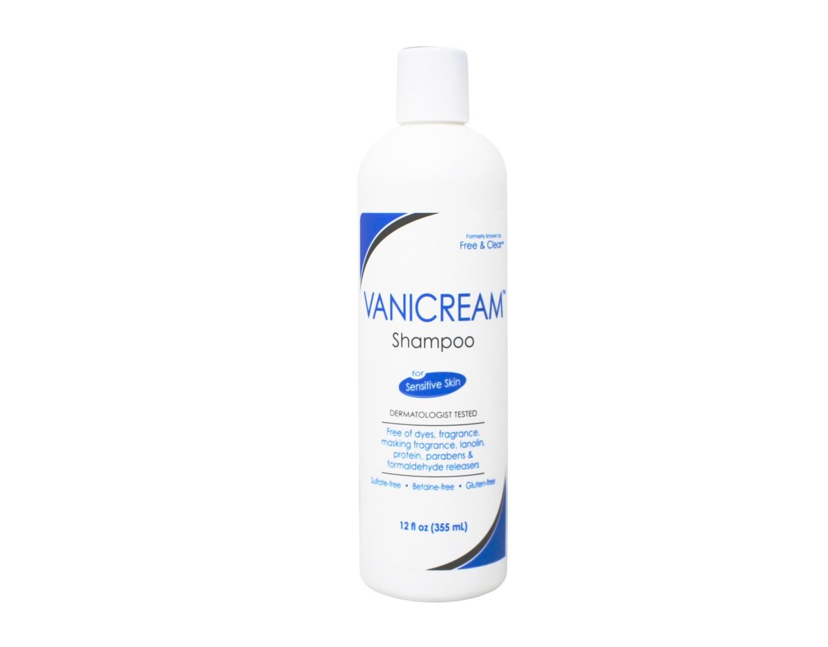 Vanicream Shampoo and Conditioner Set - 12 oz Each - Gentle, Free of Common Irritants Avelisse