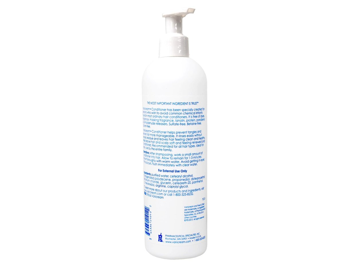 Vanicream Shampoo and Conditioner Set - 12 oz Each - Gentle, Free of Common Irritants Avelisse