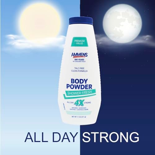 Ammens Powder Shower Fresh Deodorant, 11 oz (Pack of 2) Avelisse