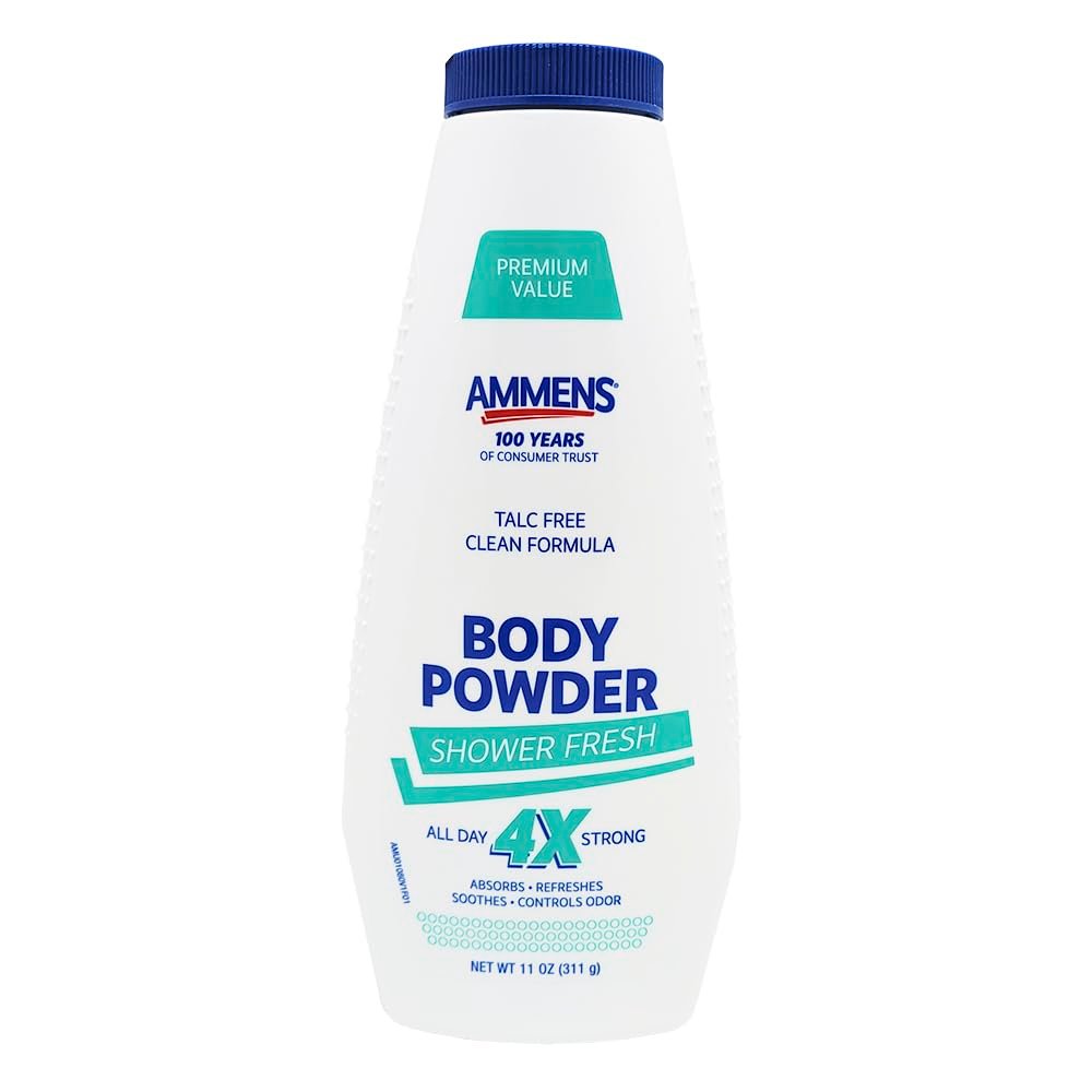 Ammens Powder Shower Fresh Deodorant, 11 oz (Pack of 2) Avelisse