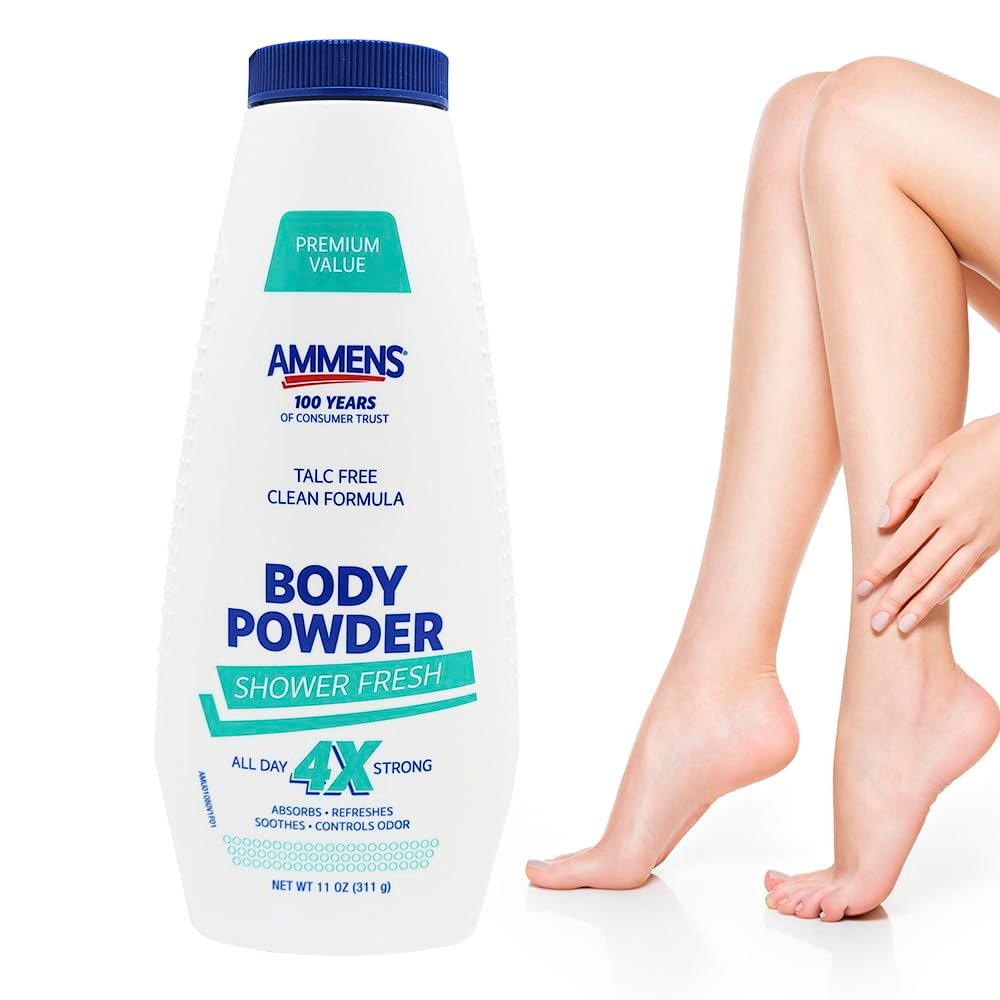 Ammens Powder Shower Fresh Deodorant, 11 oz (Pack of 2) Avelisse