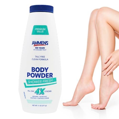 Ammens Powder Shower Fresh Deodorant, 11 oz (Pack of 2) Avelisse