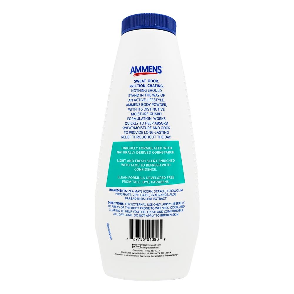 Ammens Powder Shower Fresh Deodorant, 11 oz (Pack of 2) Avelisse