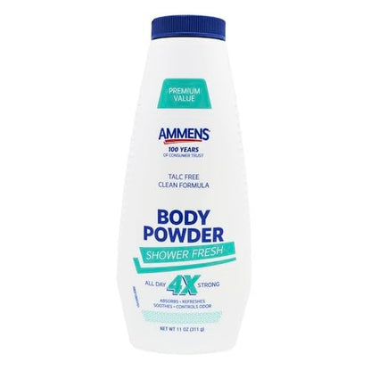 Ammens Powder Shower Fresh Deodorant, 11 oz (Pack of 2) Avelisse