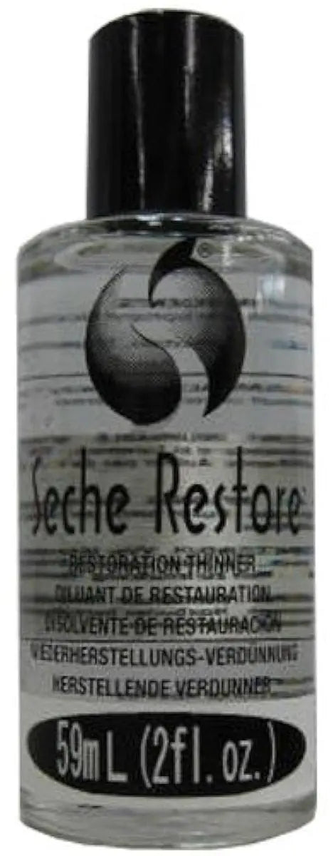 Seche Restore Top Coat Nail Polish Thinner - Revive Thickened Lacquer, Extend Manicure Life, 2 Fl Oz Avelisse