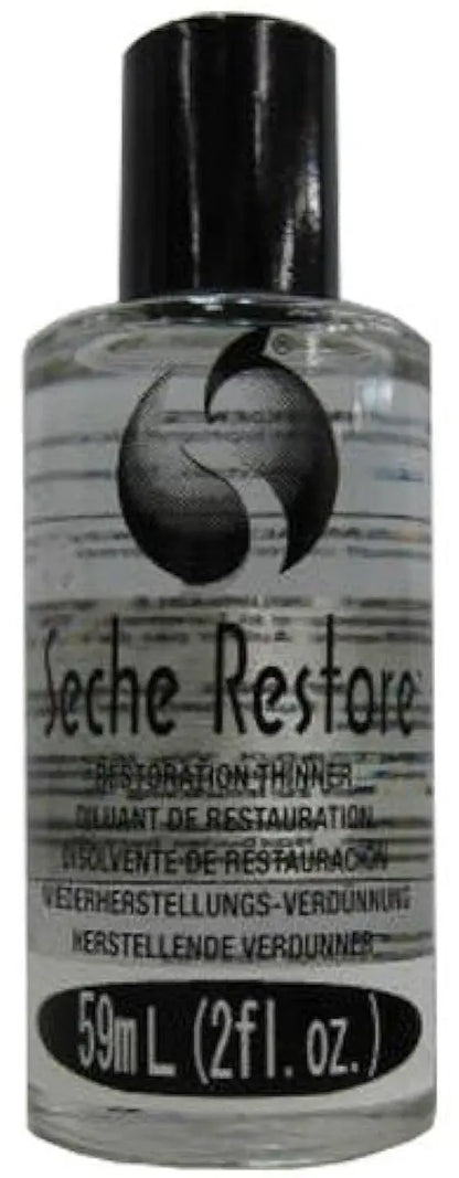 Seche Restore Top Coat Nail Polish Thinner - Revive Thickened Lacquer, Extend Manicure Life, 2 Fl Oz Avelisse