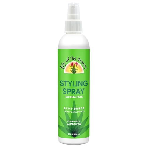 Lily Of The Desert Natural Hold Aloe Vera Hair Spray - Unscented, Alcohol-Free, Non-Aerosol (8 Fl Oz) - görsel 2