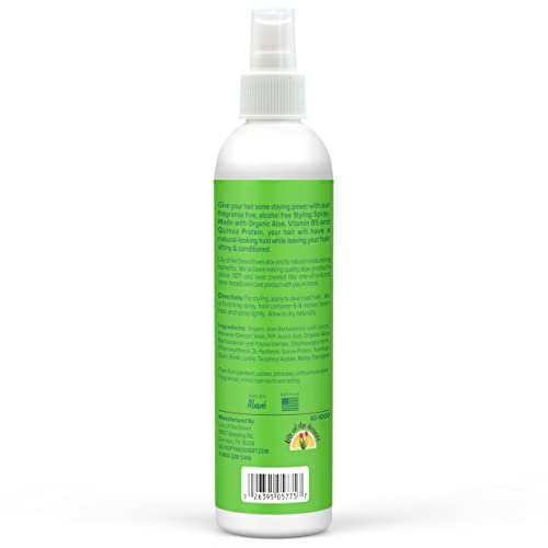 Lily Of The Desert Natural Hold Aloe Vera Hair Spray - Unscented, Alcohol-Free, Non-Aerosol (8 Fl Oz) - görsel 4