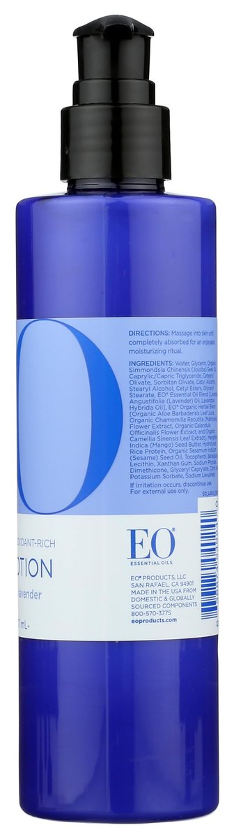 EO French Lavender Body Lotion - 8 oz | Natural Moisturizer Avelisse