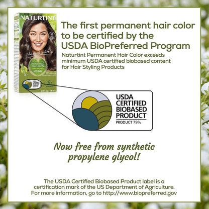 Naturtint Permanent Hair Colorant 5.6 oz - Light Chestnut Brown | Natural Hair Dye