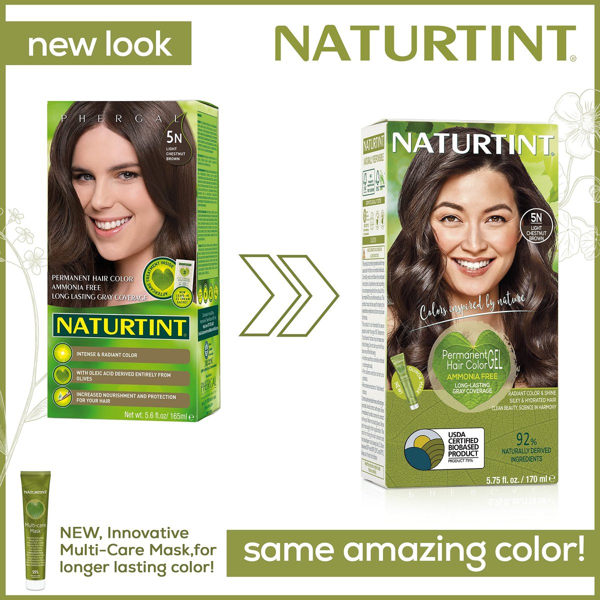 Naturtint Permanent Hair Colorant 5.6 oz - Light Chestnut Brown | Natural Hair Dye - görsel 5