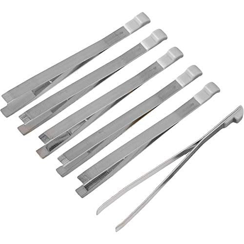 Victorinox Stainless Steel Tweezers, Pack of 6 – Precision Slanted Tweezers for Splinter Removal & Eyebrow Grooming - görsel 2