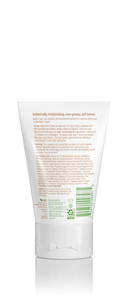 Alba Botanica Gradual Bronzing Moisturizer Sunless Tanner with Vitamin C and Shea Butter, 4 oz