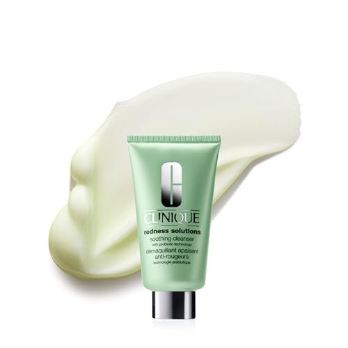 Clinique Redness Solutions Soothing Oil Free Face Cream Cleanser with Probiotic Technology - 5 Fl Oz Avelisse