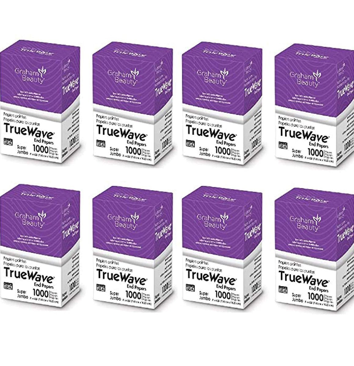 Graham Beauty Salon Truewave Jumbo End Paper 1000 Count – Professional Hair Wraps - görsel 9