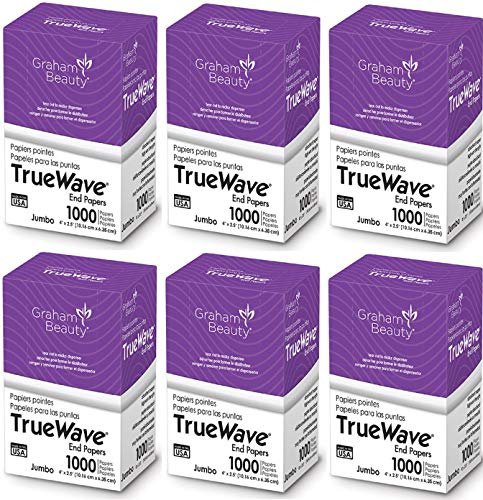 Graham Beauty Salon Truewave Jumbo End Paper 1000 Count – Professional Hair Wraps - görsel 8