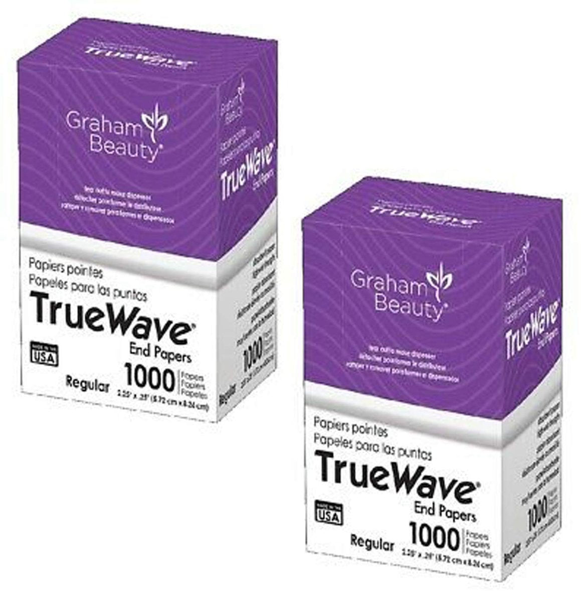 Graham Beauty Salon Truewave Jumbo End Paper 1000 Count – Professional Hair Wraps - görsel 5