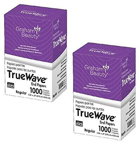 Graham Beauty Salon Truewave Jumbo End Paper 1000 Count – Professional Hair Wraps - görsel 6