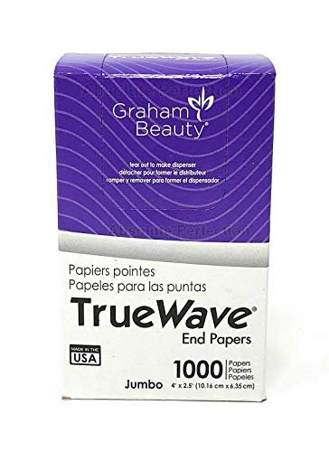 Graham Beauty Salon Truewave Jumbo End Paper 1000 Count – Professional Hair Wraps - görsel 4