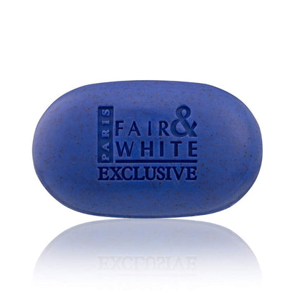 FAIR & WHITE Exclusive Exfoliating Soap 200g / 7oz - Moisturizing Bar Soap for Face and Body Avelisse