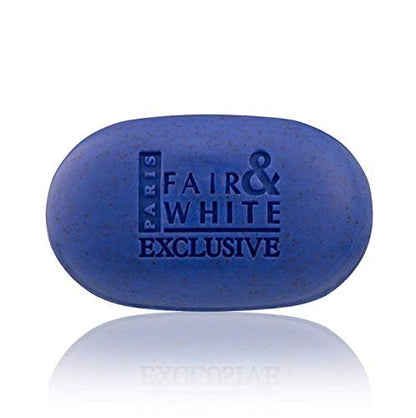 FAIR & WHITE Exclusive Exfoliating Soap 200g / 7oz - Moisturizing Bar Soap for Face and Body Avelisse
