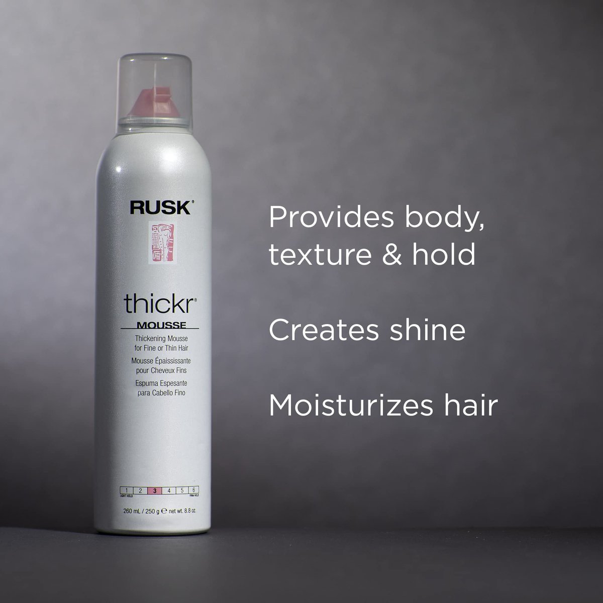 RUSK Thickr Thickening Mousse Foam - Volumizing Hair Mousse for Fine Hair, 8.8 oz - görsel 7