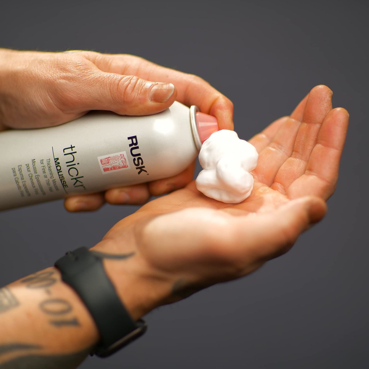 RUSK Thickr Thickening Mousse Foam - Volumizing Hair Mousse for Fine Hair, 8.8 oz - görsel 9