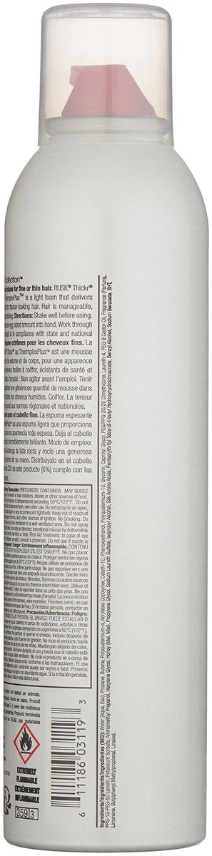 RUSK Thickr Thickening Mousse Foam - Volumizing Hair Mousse for Fine Hair, 8.8 oz - görsel 5