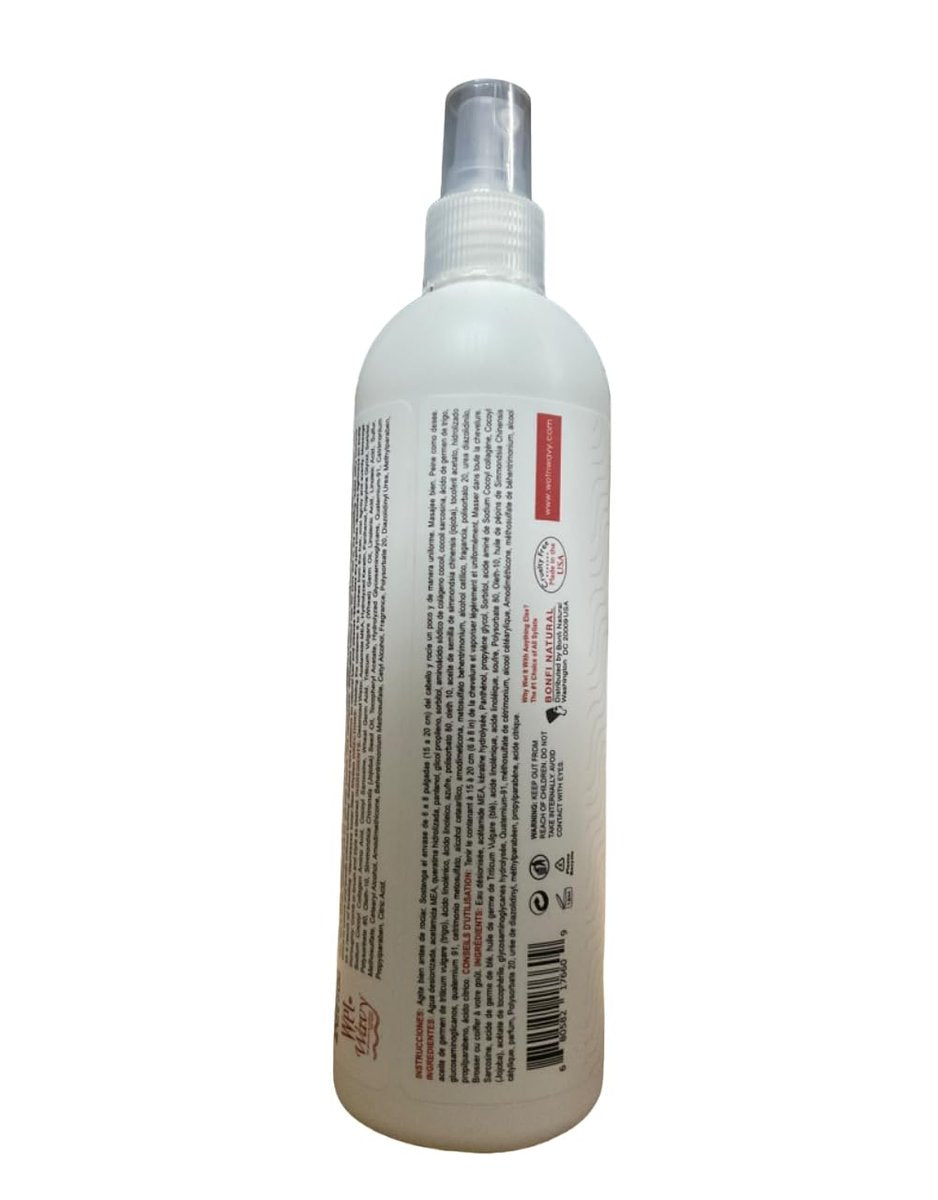 Wet N Wavy Vitamin E Leave-in Conditioner 12 oz – Moisturizing & Detangling Hair Treatment Avelisse