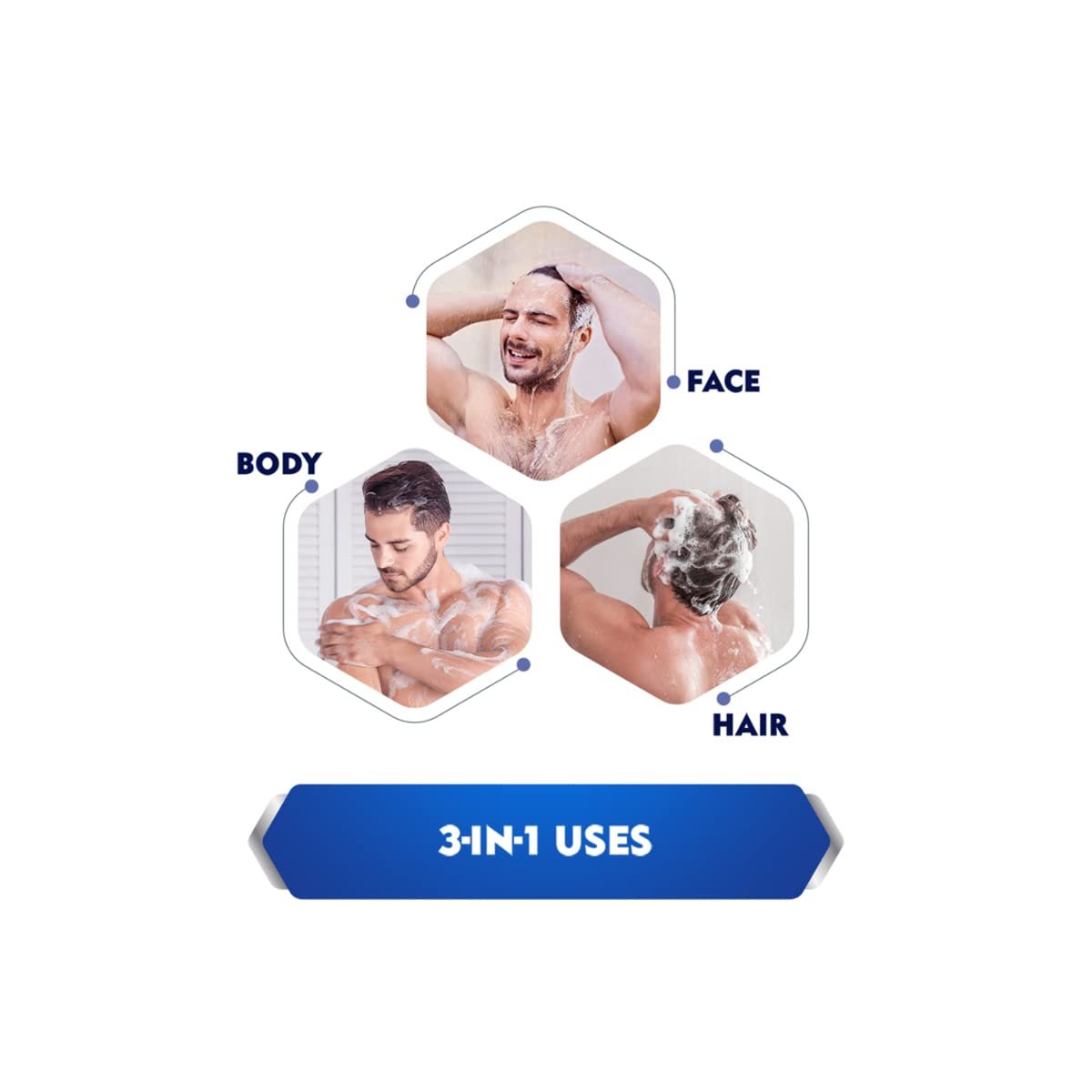 NIVEA MEN Energy Shower Gel, 250ml (8.45 Fl Oz) - Invigorating Body Wash - görsel 9