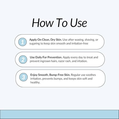 Ingrown Hair Treatment Roll-On for Waxing and Shaving | Razor Bump Relief for Women and Men | Dark Spot Remover for Private Area | Get The Bump Outta Here! Avelisse