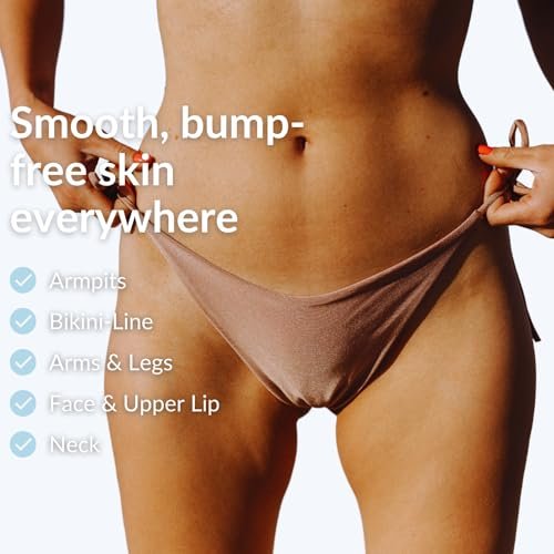 Ingrown Hair Treatment Roll-On for Waxing and Shaving | Razor Bump Relief for Women and Men | Dark Spot Remover for Private Area | Get The Bump Outta Here! Avelisse