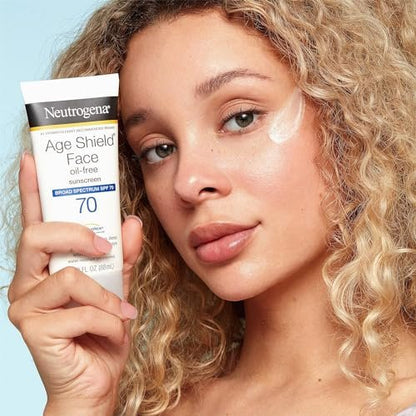 Neutrogena Age Shield Face Lotion Sunscreen Broad Spectrum SPF 70 - 3 fl. oz Avelisse