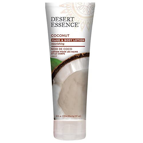 Desert Essence Organic Coconut Hand and Body Lotion - 8 fl oz | Moisturizing & Nourishing - görsel 1